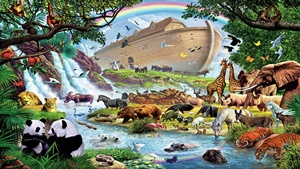 Noah's Ark - After The Flood Hd HD Desktop Background
